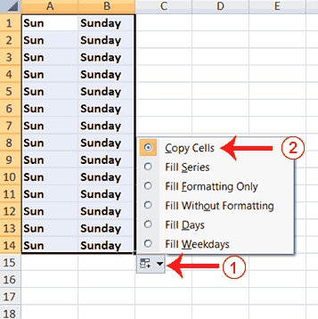 Copy Cells