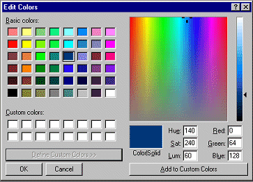 Windows Color Box